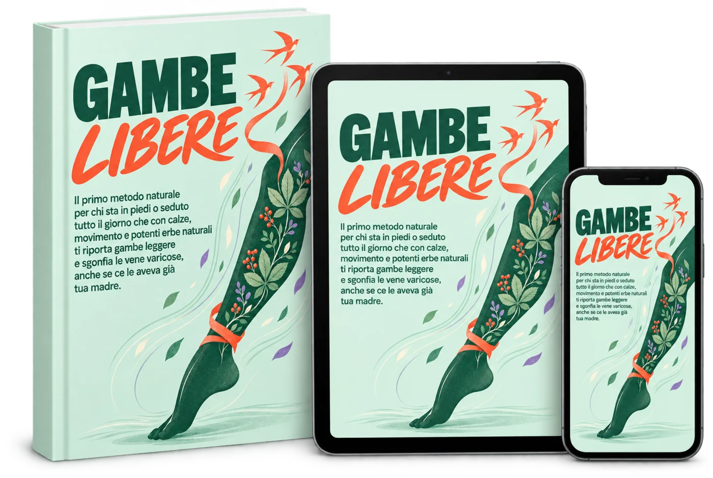 La guida Gambe Libere su libro, tablet e telefono